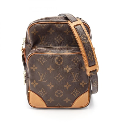 ルイ・ヴィトン LOUIS VUITTON アマゾン ショルダーバッグ バッグ PVCコーティングキャンバス レザー モノグラム レディース ブラウン系 M45236 【中古】