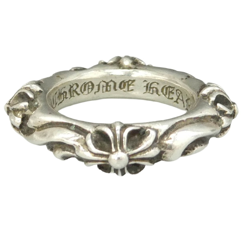 CHROME HEARTS クロムハーツ(原本無) SBT BAND SBTバンド リング シルバー系 9号【中古】