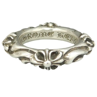 CHROME HEARTS クロムハーツ(原本無) SBT BAND SBTバンド リング シルバー系 9号【中古】