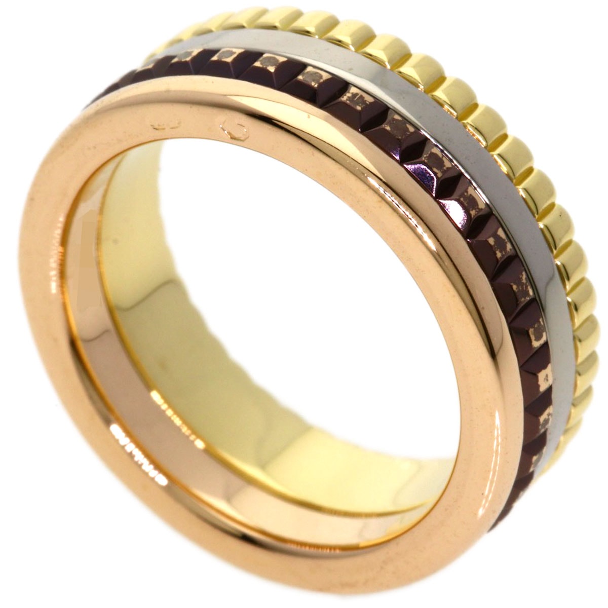 Boucheron ブシュロン キャトルクラシック #47 リング・指輪 K18YG K18PG K18WG レディース [中古]