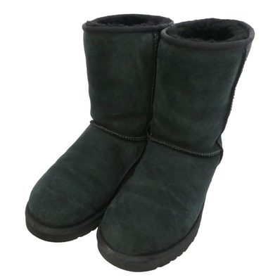 UGG アグ australia ムートンブーツ ブラック系 27cm【中古】
