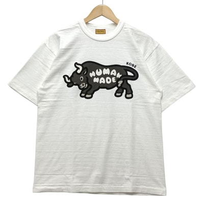 HUMAN MADE ヒューマンメイド ANIMAL GRAPHIC T-SHIRT KOBE 神戸限定 半袖Tシャツ コットン ホワイト サイズ XL 正規品 / 54790