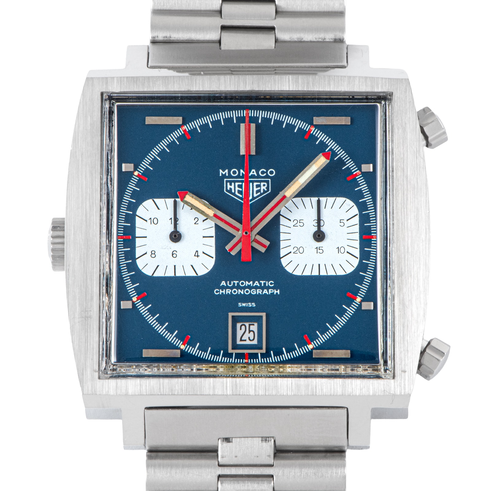 TAG HEUER タグホイヤー モナコ クロノグラフ スティーブ・マックイーン 栄光のルマン 1133B ステンレススチール【中古】