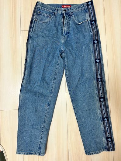 Supreme Snap-Off Baggy Jean "Washed Blue"