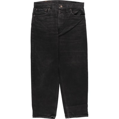 古着 90年代 リーバイス Levi's 550 TAPERED LEG RELAXED FIT ブラックデニム テーパードデニムパンツ USA製 メンズw33相当 ヴィンテージ/evb033161