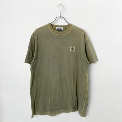 STONE ISLAND 20SS Patch Logo Tshirt Olive