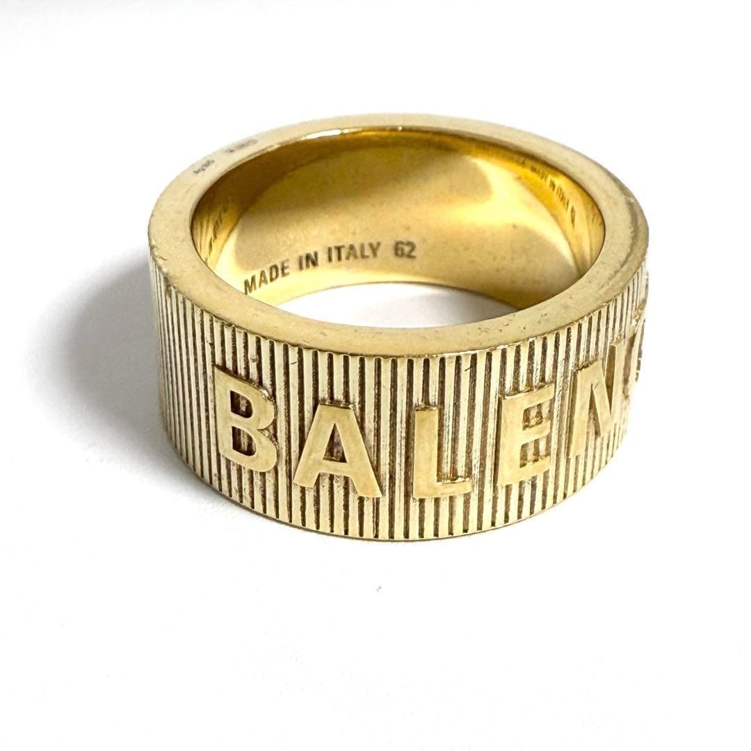 【21号】バレンシアガ メンズ フォース ストライプ リング シルバー925