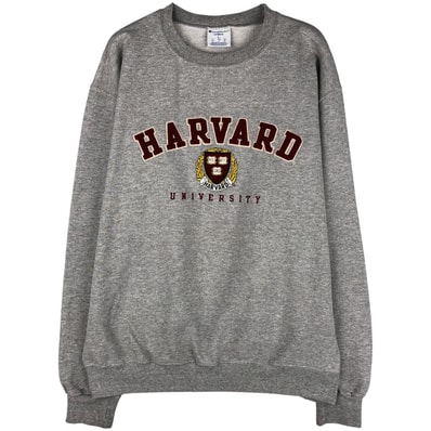 古着 チャンピオン Champion ECO AUTHENTIC HARVARD ハーバード大学 カレッジスウェットシャツ トレーナー メンズL相当/eaa597225