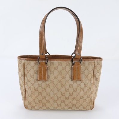 ■美品 グッチ GGキャンバス 113019 トート バッグ