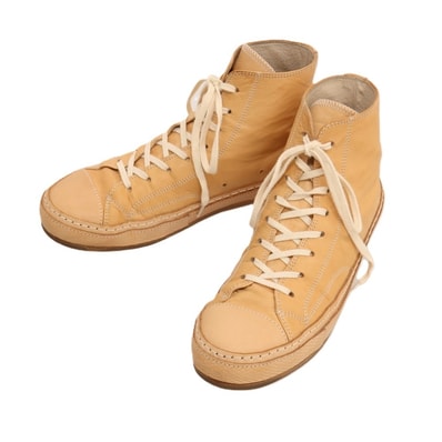【中古】エンダースキーマ Hender Scheme レザー スニーカー ベージュブラウン【サイズ5】【メンズ】