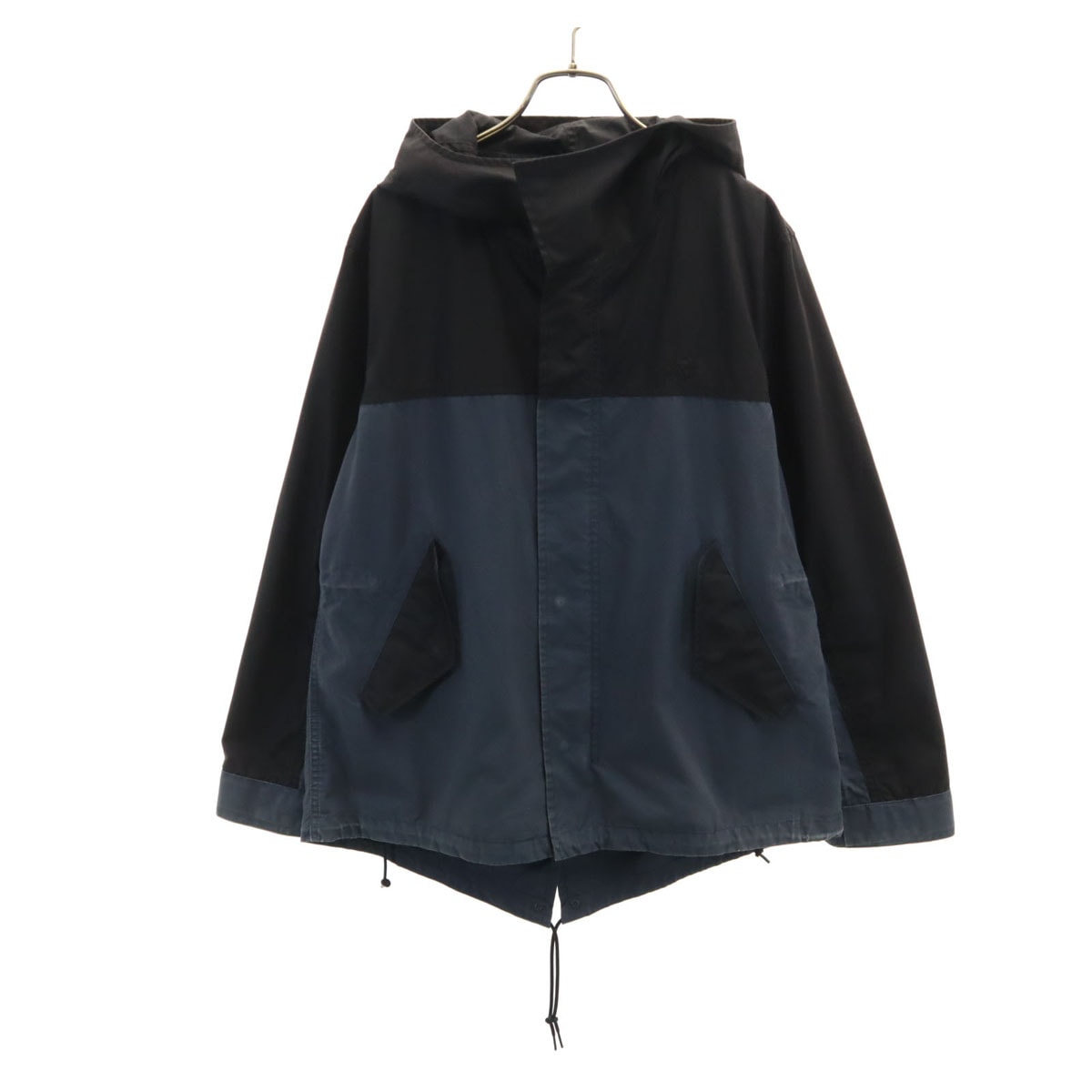 FRED PERRY フレッドペリー バイカラー マウンテンパーカー S ブラック系