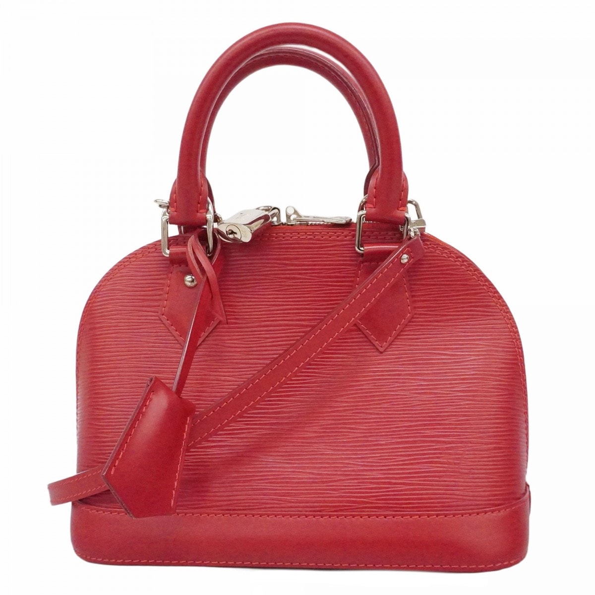 【6dd4685-k】ルイヴィトン ハンドバッグ エピ アルマBB M40850 カーマイン 2wayバッグ【中古】レディース