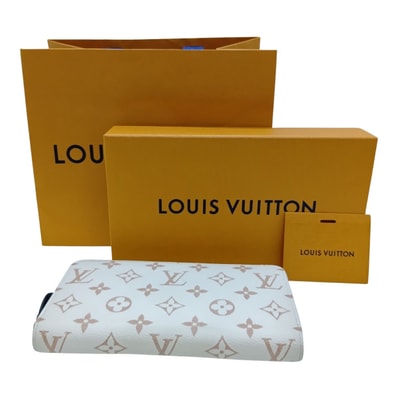 LOUIS VUITTON ルイヴィトン モノグラム デュンヌ ジッピー・ウォレット ラウンドファスナー財布 M83093 アイボリー