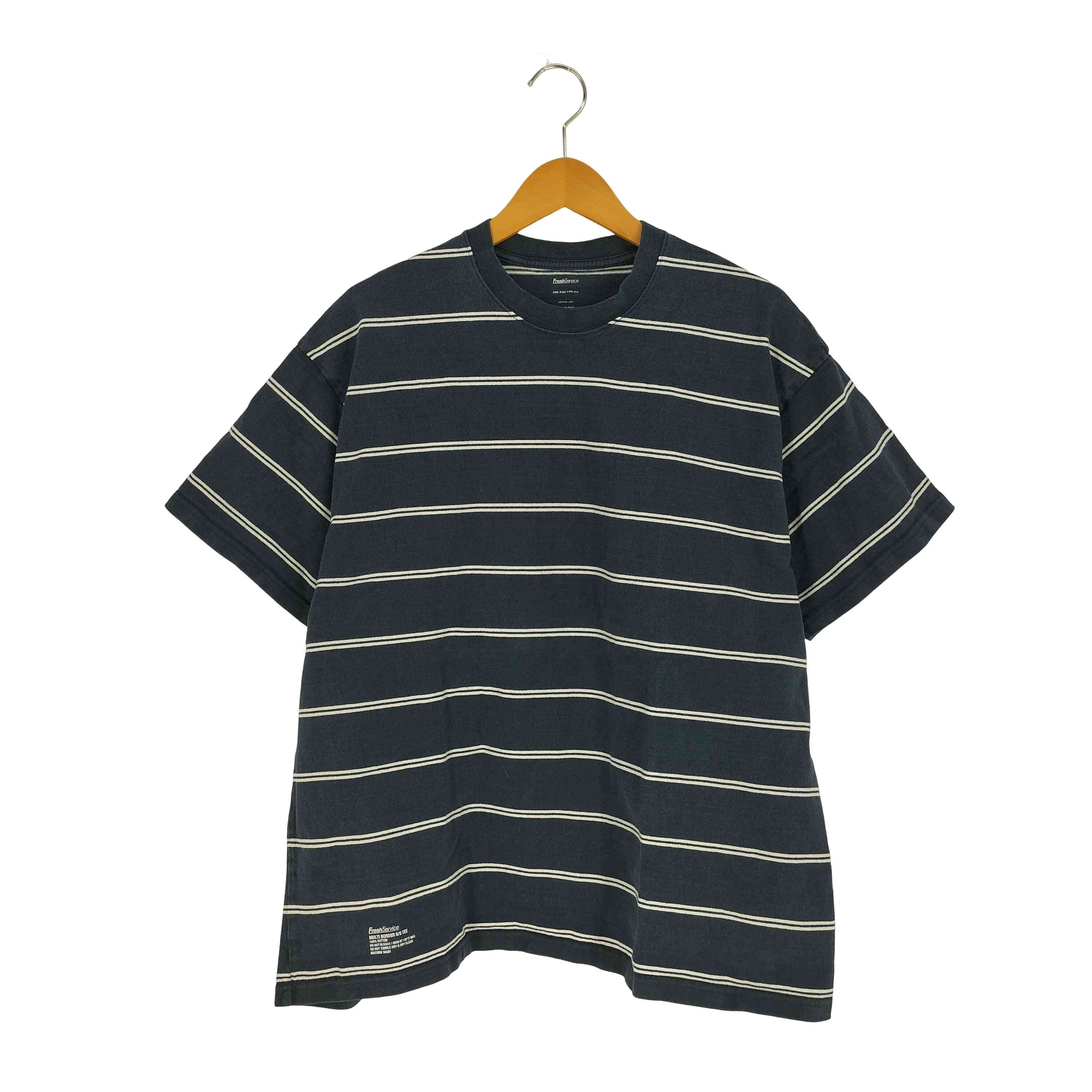 24SS MULTI BORDER S/S TEE【1141895635058】