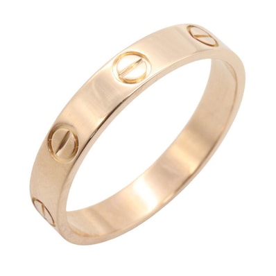 カルティエ CARTIER ミニラブリング リング・指輪 ジュエリー K18PG(ピンクゴールド) メンズ レディース ゴールド系 B4085200 【中古】
