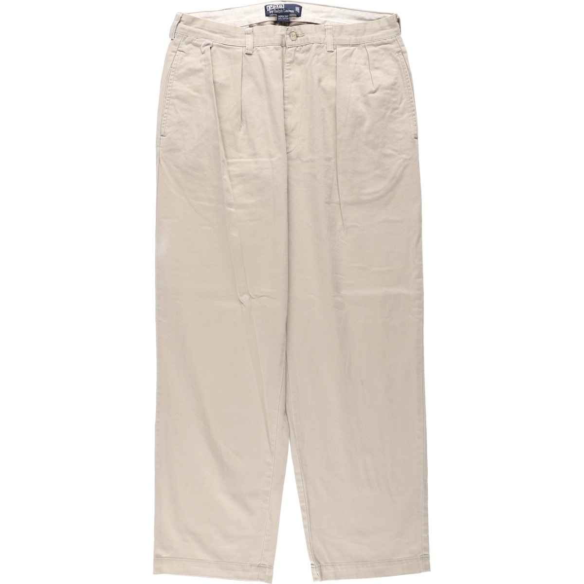 古着 ラルフローレン Ralph Lauren POLO by Ralph Lauren ANDREW PANT ツータック チノパンツ メンズw33相当/eaa682574