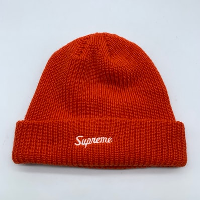 Supreme Loose Gauge Beanie "Bright Orange" (23FW)
