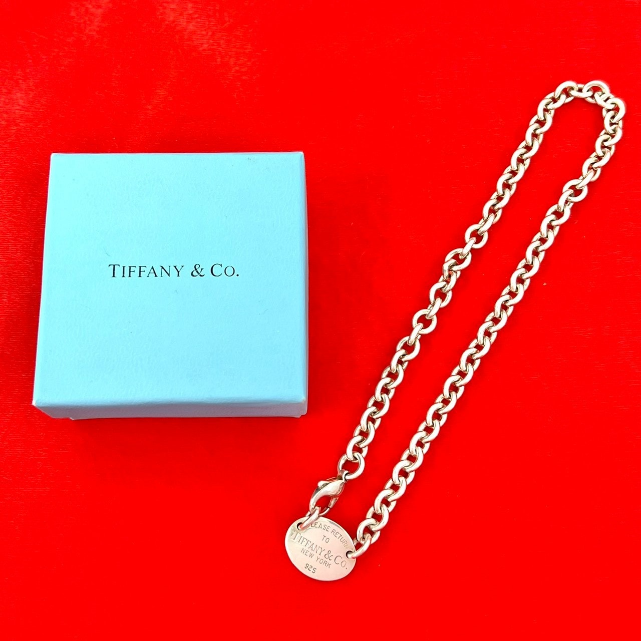 TIFFANY&Co. ティファニー リターントゥ オーバル ネックレス シルバー925 ネックレス シルバー
 44945