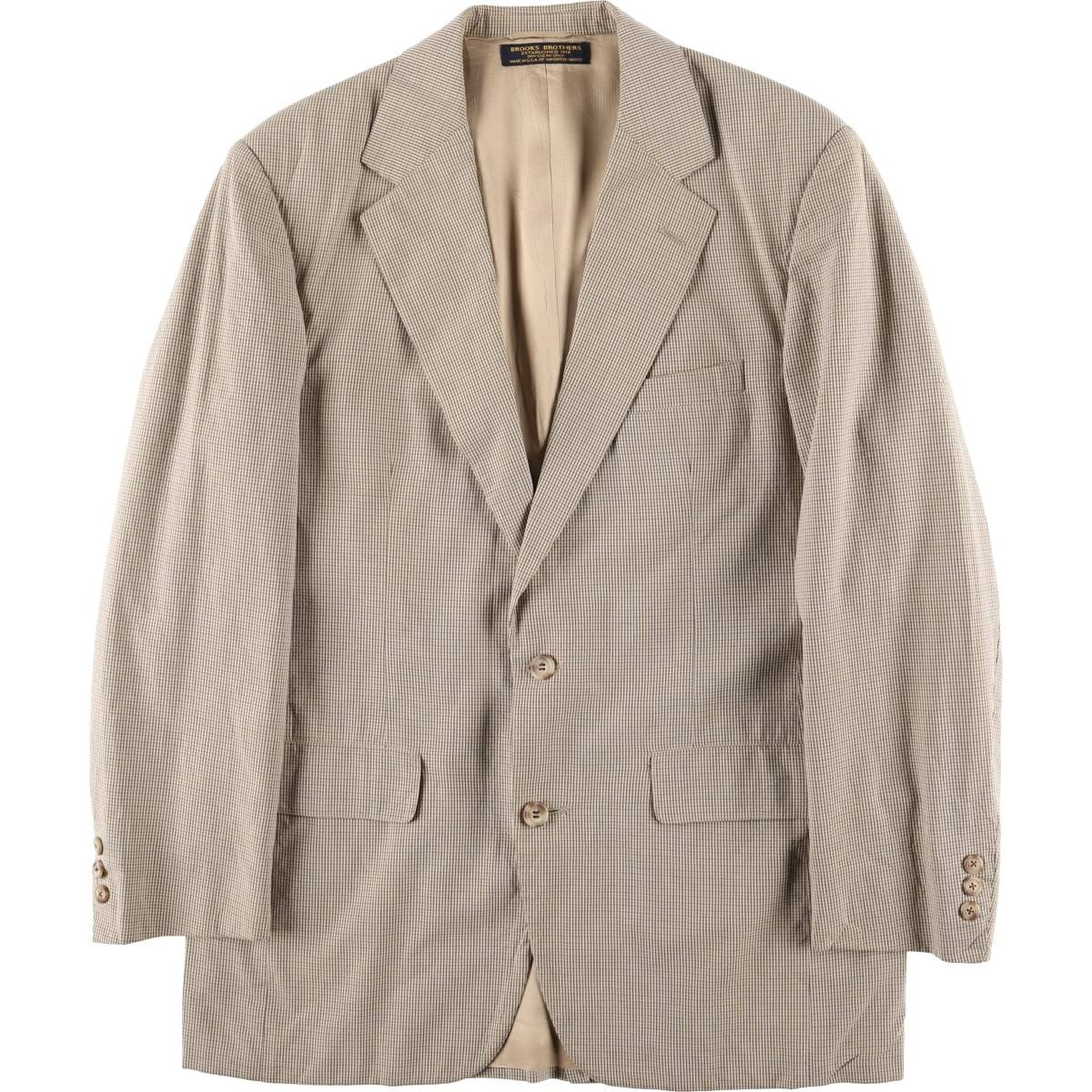 古着 80年代 ブルックスブラザーズ Brooks Brothers チェック柄 テーラードジャケット USA製 メンズL相当/eaa600017
