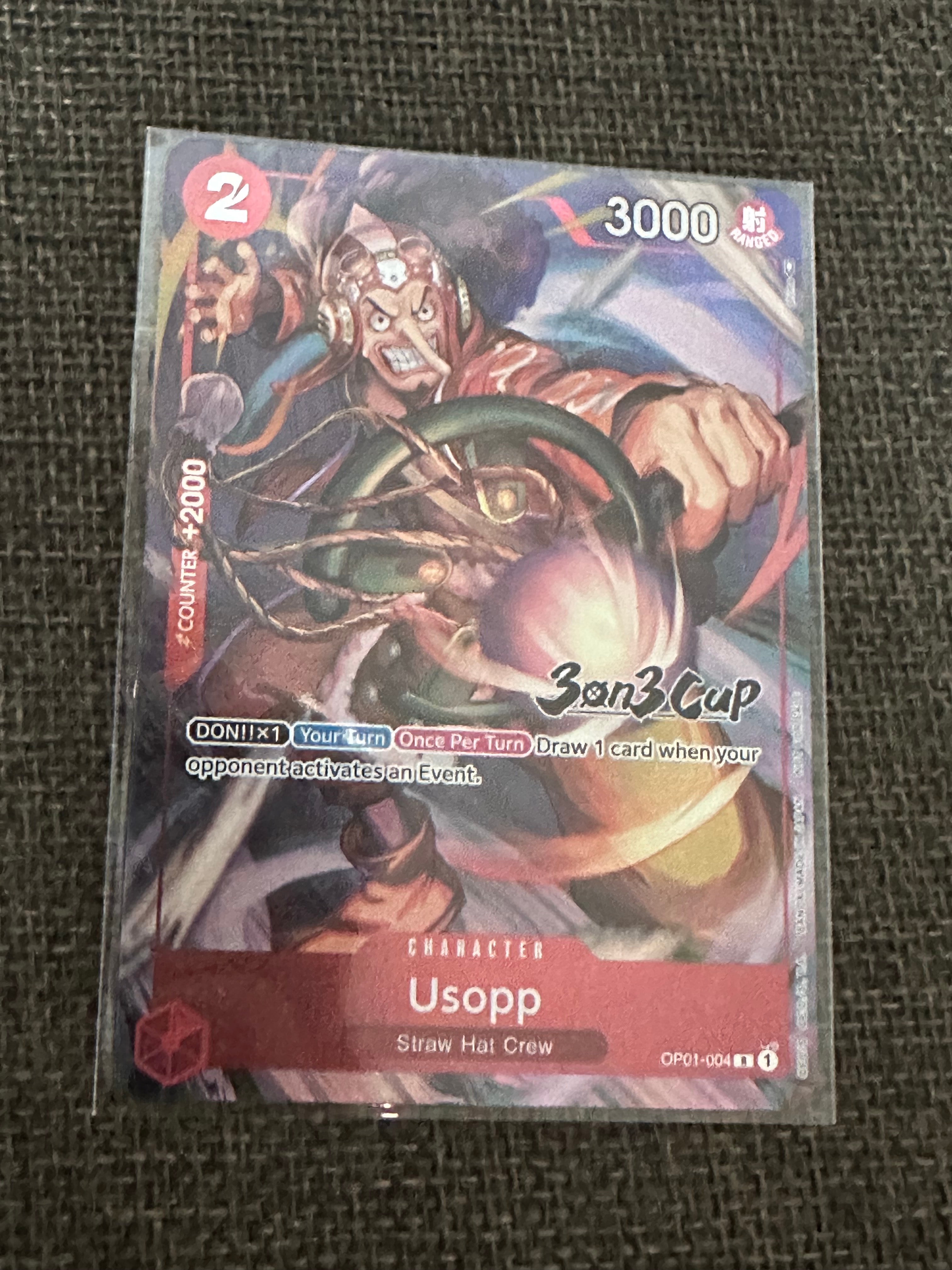 ウソップ R [ST01-002]【英語版】(プロモーションカード「3オン3 カップ」)