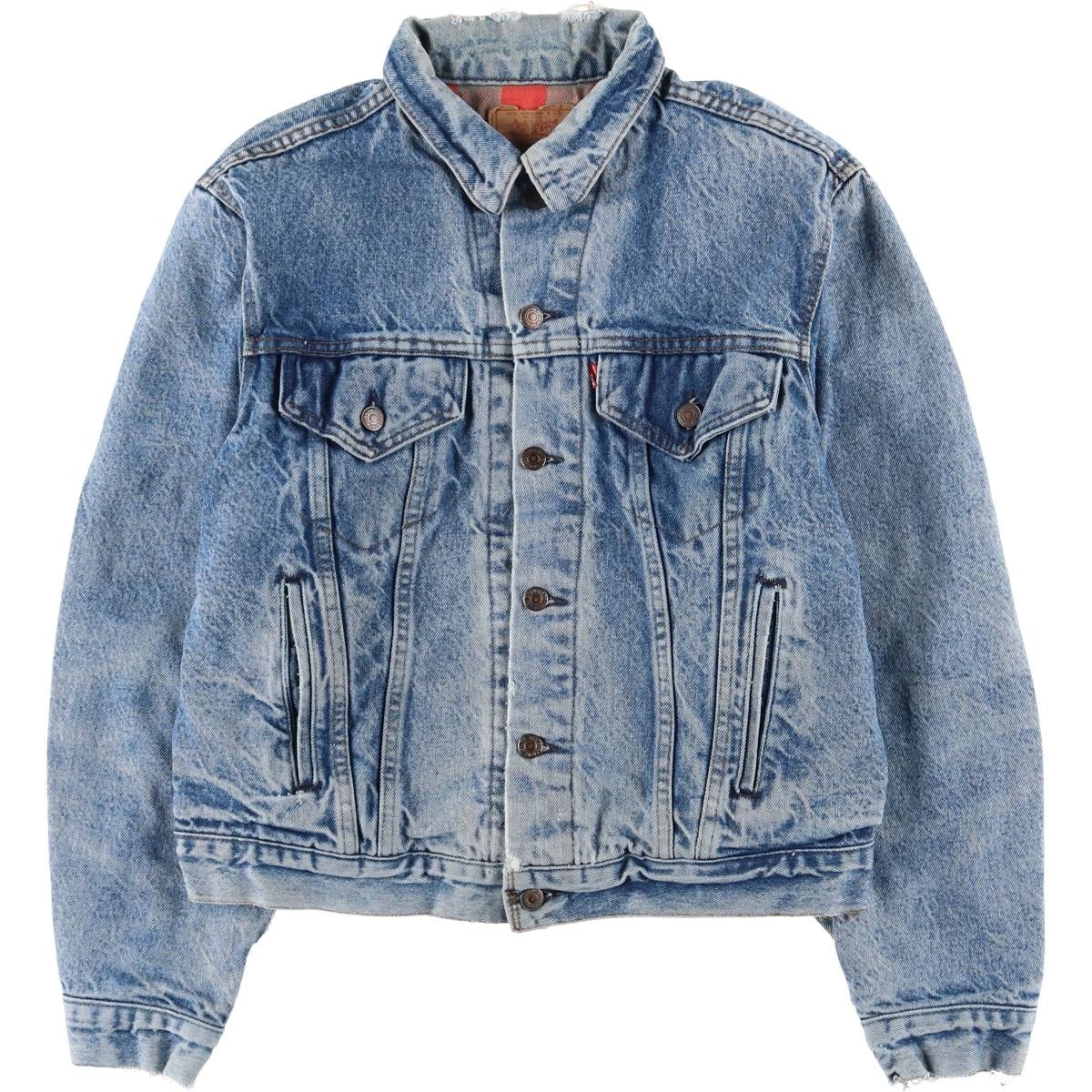 古着 80年代 リーバイス Levi's 70411-0816 デニムジャケット Gジャン USA製 メンズM相当 ヴィンテージ/eaa602049