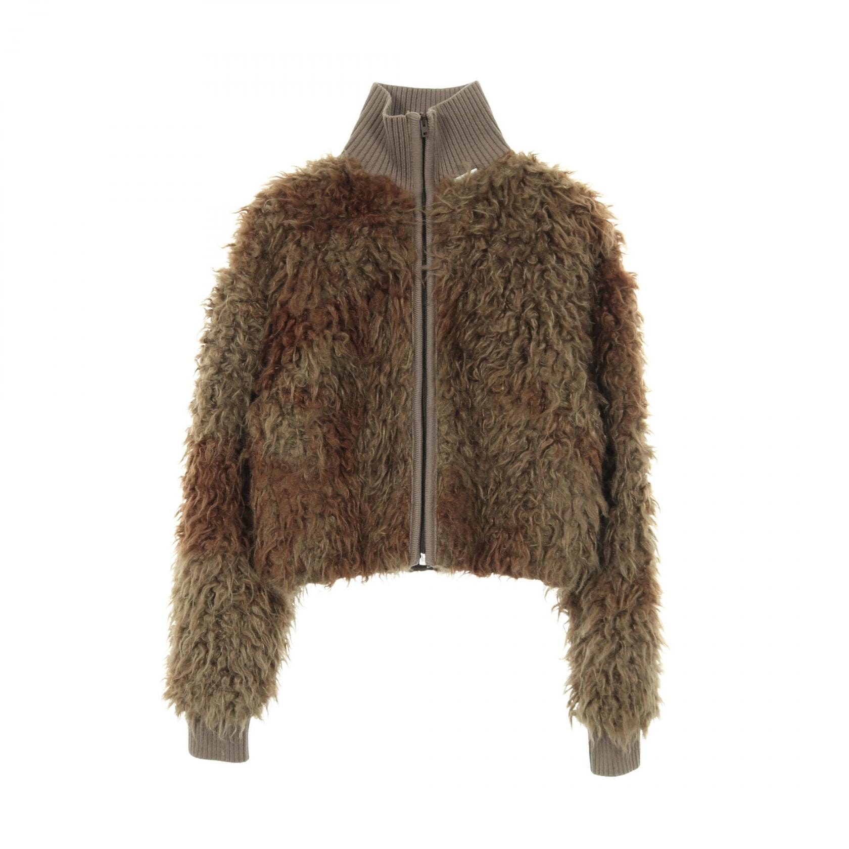 アクネストゥディオズ ACNE STUDIOS 衣料品 アウター モダクリル / アクリル レディース カーキ系 / ブラウン系 【中古】