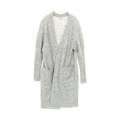 アクネストゥディオズ ACNE STUDIOS ロング カーディガン 衣料品 トップス モヘヤ レディース グレー系 【中古】