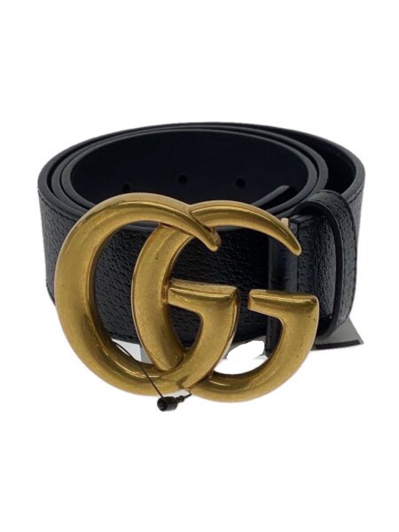 GUCCI Double G Wide Belt "Black/Gold"