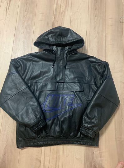 Supreme / Nike® Leather Anorak "Black"