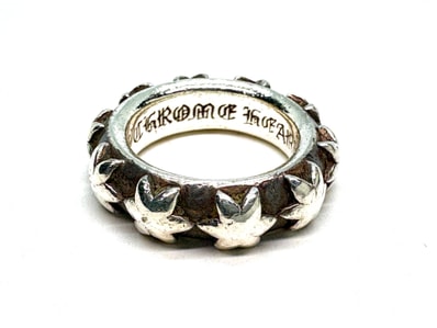Chrome Hearts Star Band Ring "Silver"