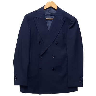 BEAMS F ビームス エフ 品番 21-16-1905-264 CANONICO ヘリンボーン ダブルブレストジャケット 41160