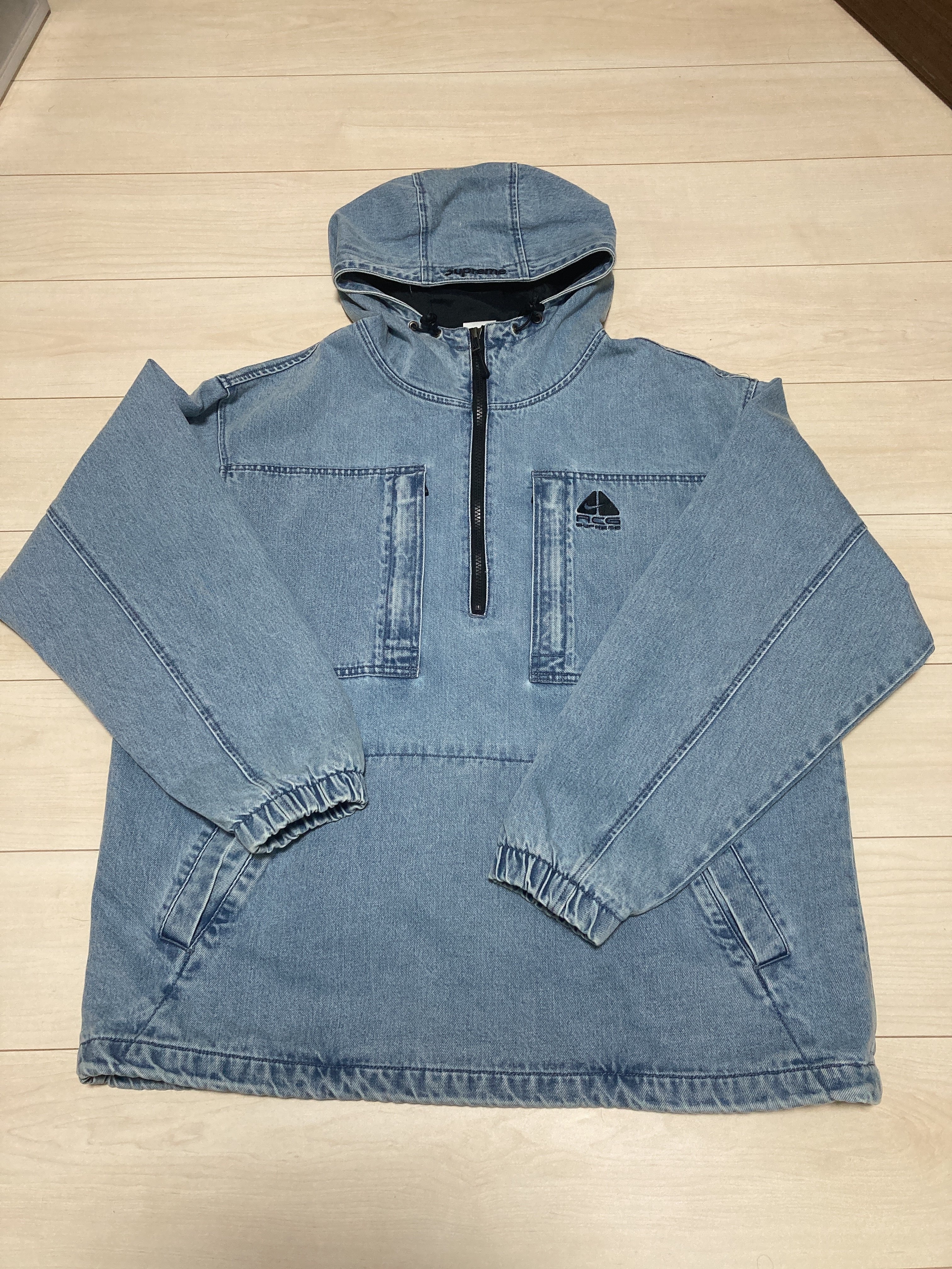 Supreme Nike ACG Denim Pullover "Washed Blue"