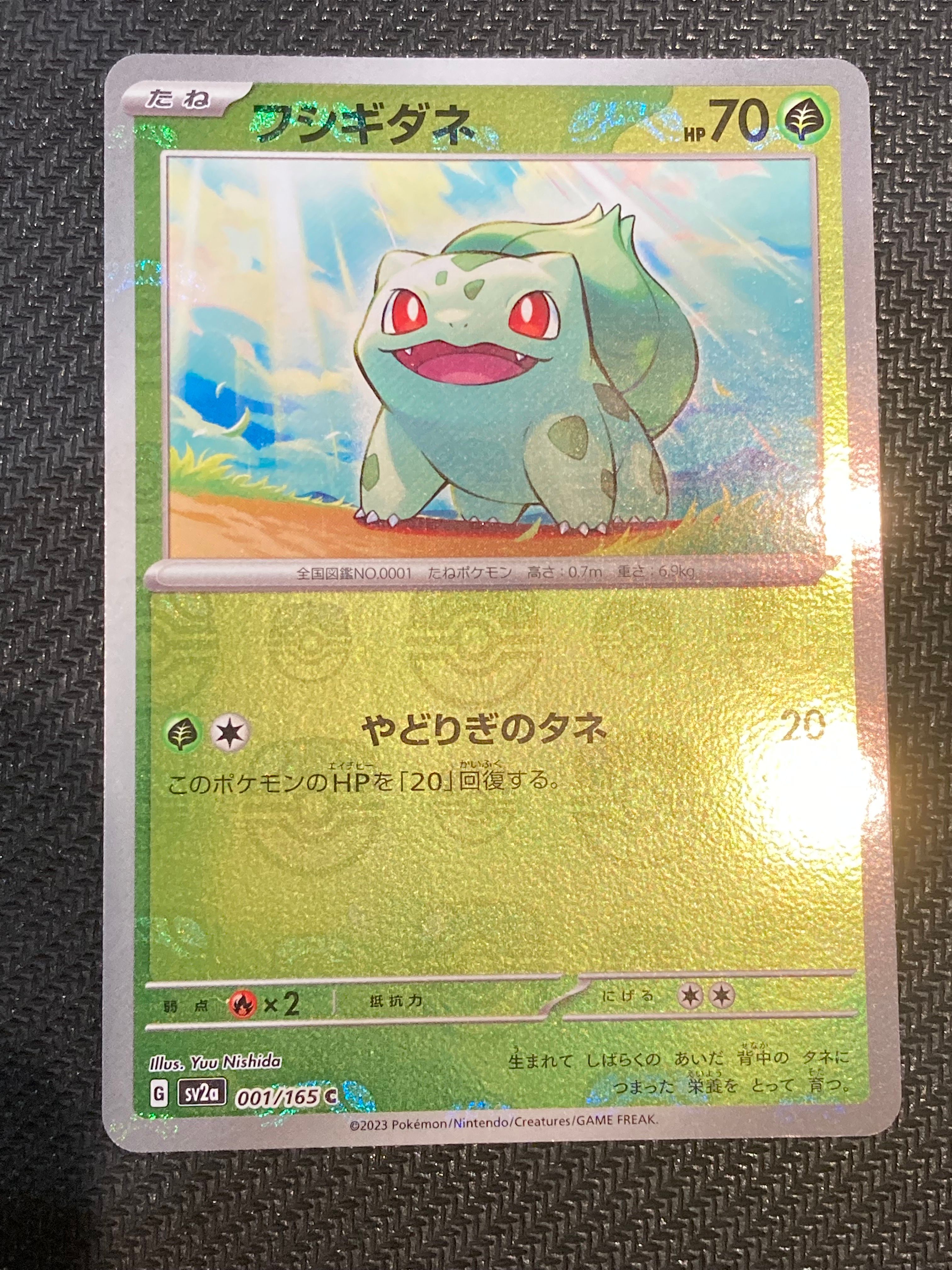 フシギダネ C: マスターボールミラー[SV2a 001/165](強化拡張パック「ポケモンカード151」)
