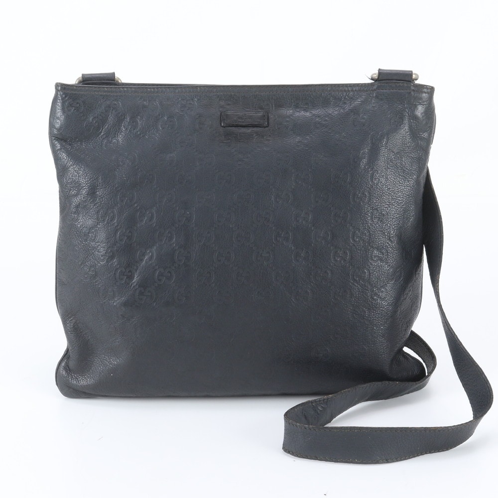 ■美品 グッチ グッチシマ 201446 ショルダーバッグ レザー