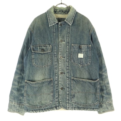 GAP ギャップ 裏ボア コットン 長袖 デニムジャケット S ブルー系