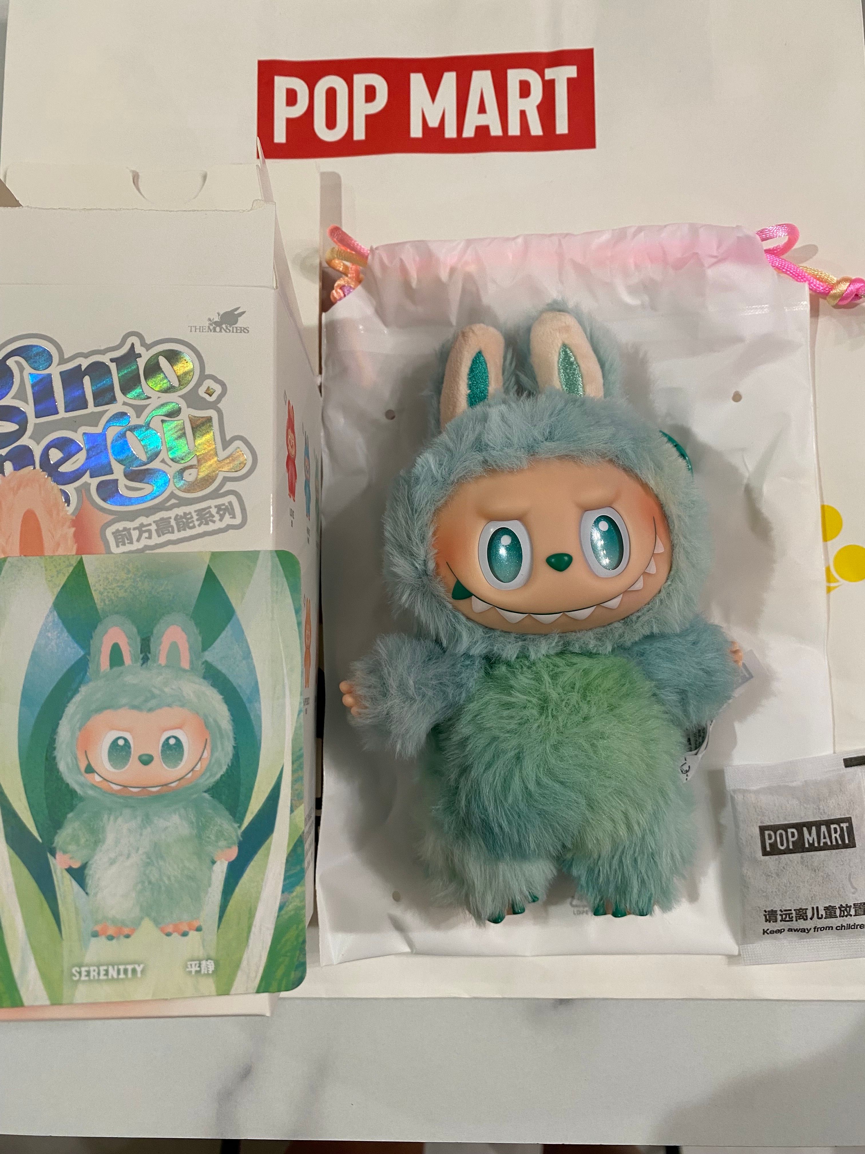 POP MART THE MONSTERS (LABUBU) Big into Energy Series Plush Pendant SERENITY