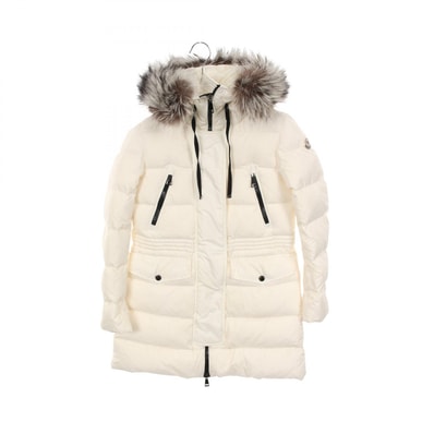 モンクレール MONCLER APHROTI ダウンジャケット 衣料品 アウター ナイロン レディース アイボリー系 【中古】