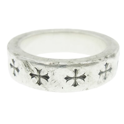 CHROME HEARTS クロムハーツ(原本無) リング 6mm SPACER FOREVER スペーサー フォーエバー リング シルバー系 JP16.5号【中古】