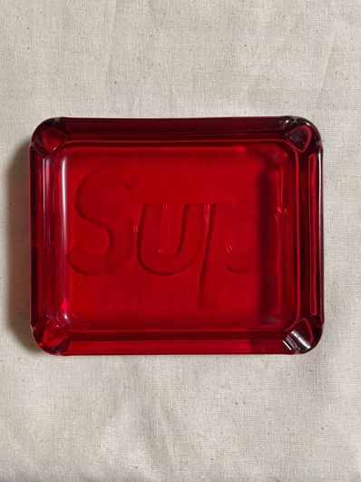 Supreme Debossed Glass Ashtray Supreme Debossed Glass Ashtray