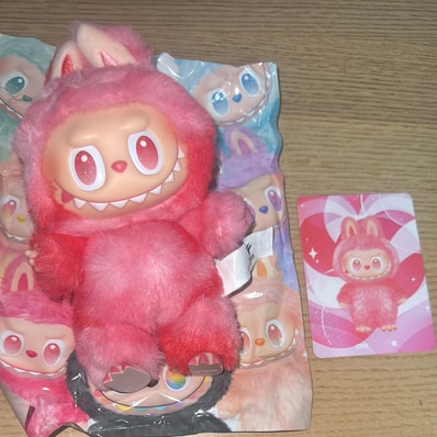 POP MART THE MONSTERS (LABUBU) Big into Energy Series Plush Pendant LOVE