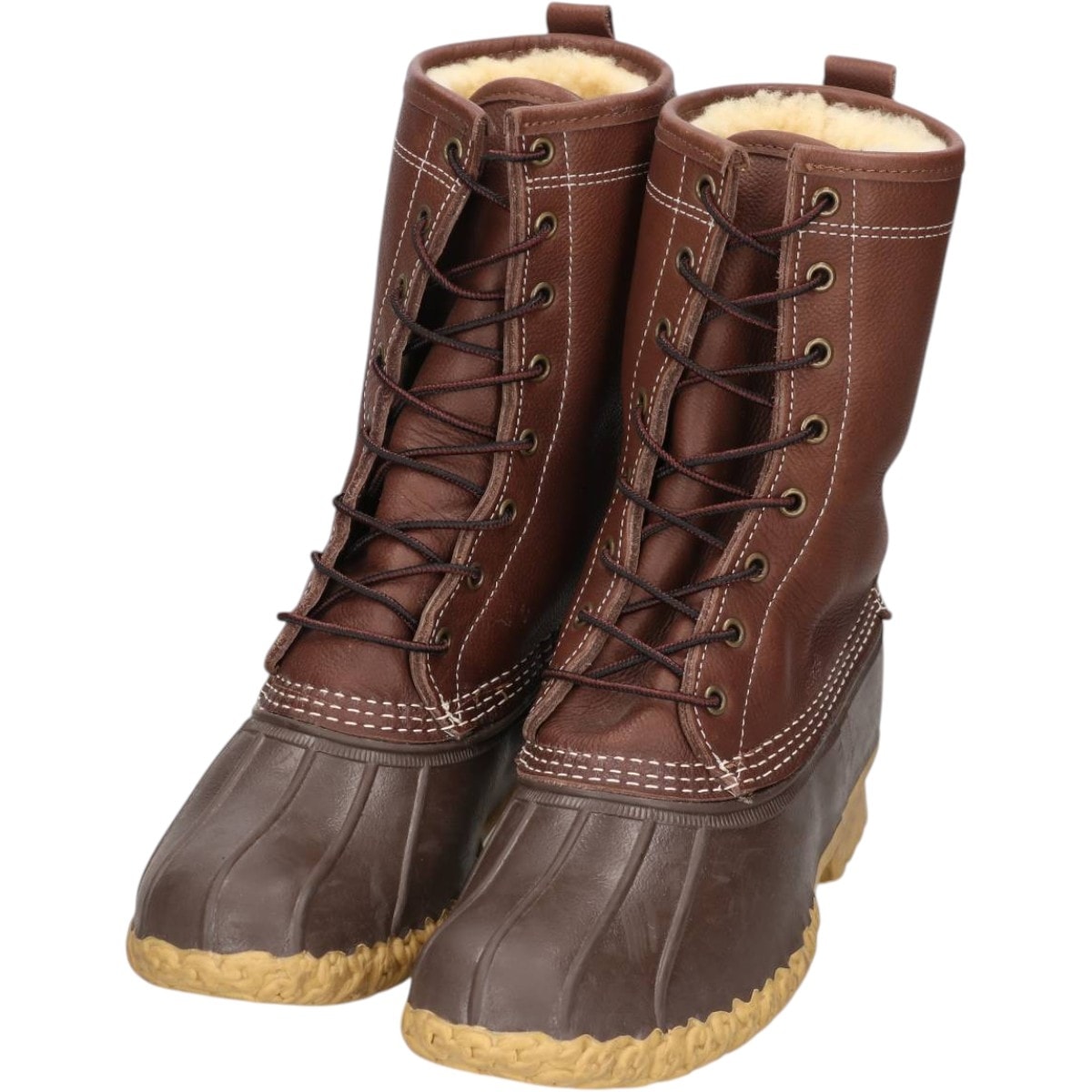 DEAD STOCK デッドストック エルエルビーン L.L.Bean 8ホール ビーンブーツ 内側ボア ハンティングブーツ USA製 10M レディース27.0cm相当/saa010288