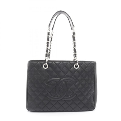 シャネル CHANEL マトラッセ グランドショッピング GST トートバッグ バッグ キャビアスキン(グレインドカーフ) レディース ブラック系 【中古】