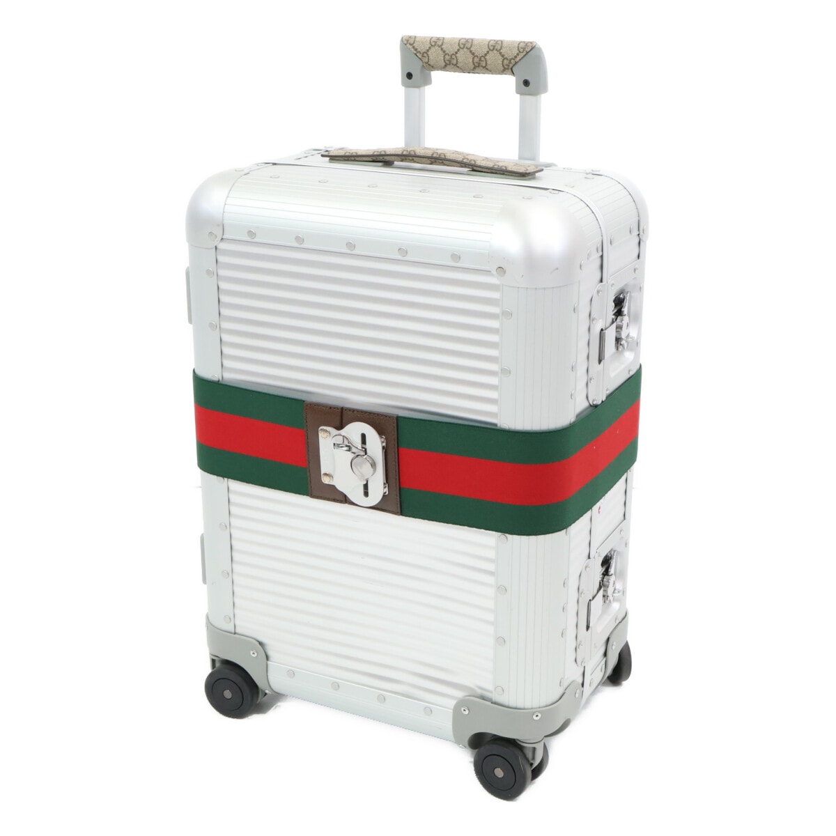 グッチ GUCCI PORTER FPM 743718 アルミニウム/GGスプリームキャンバス キャビン トロリーバッグ