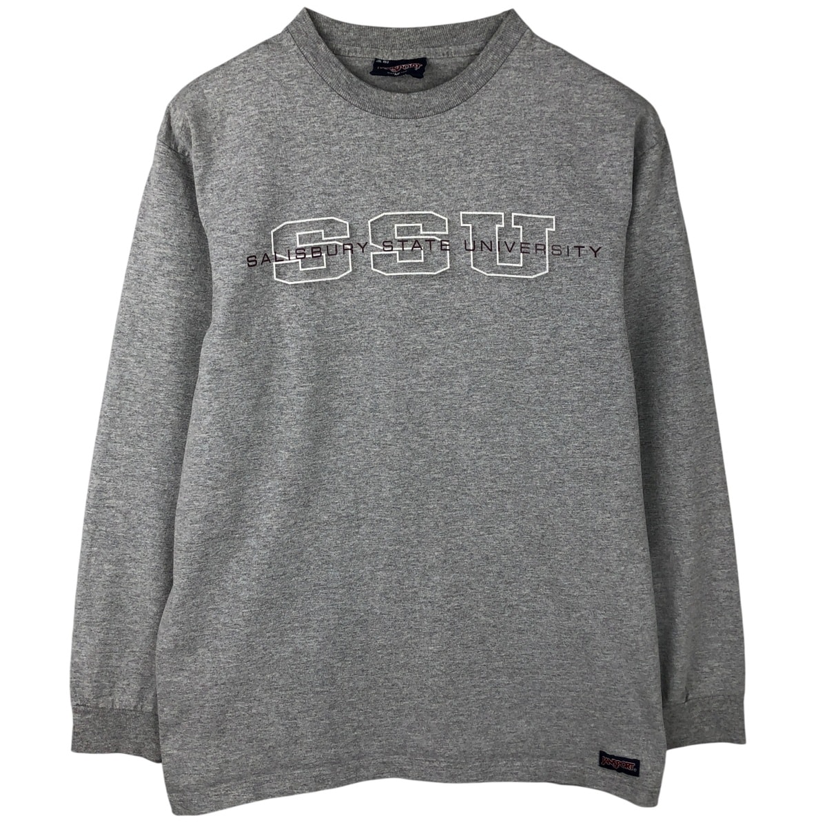 古着 90年代 ジャンスポーツ JANSPORT カレッジ ロングTシャツ ロンT USA製 メンズM相当 ヴィンテージ/eaa610666