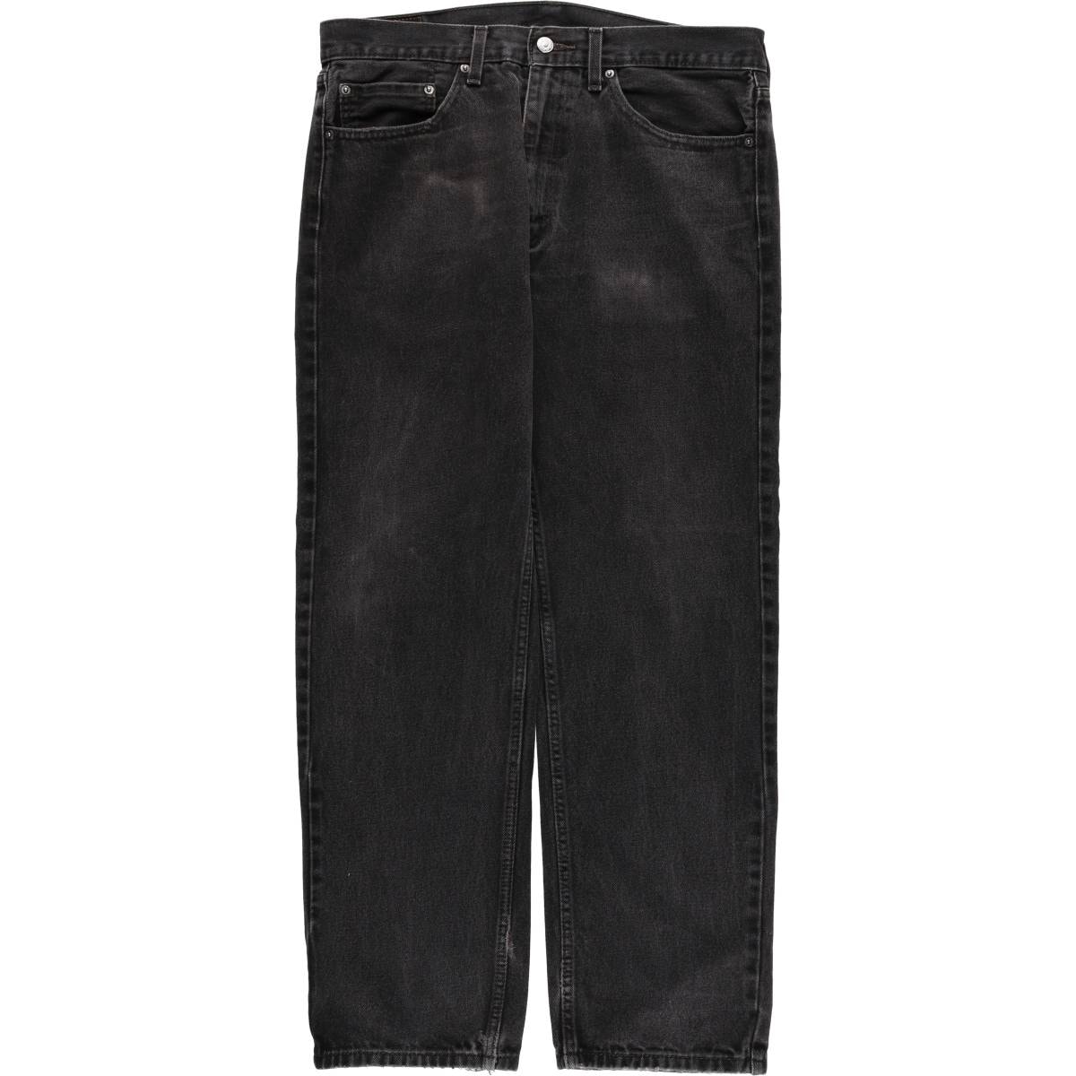 古着 リーバイス Levi's 505 ブラックデニム テーパードデニムパンツ メンズw36相当/eaa585633