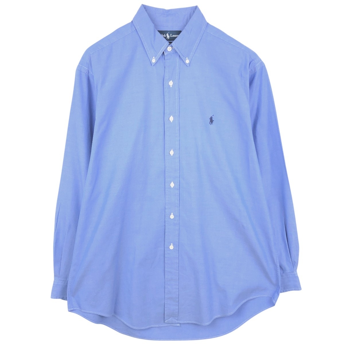 古着 ラルフローレン Ralph Lauren CLASSIC FIT クラシックフィット 長袖 ボタンダウンシャツ メンズL相当/eaa659884