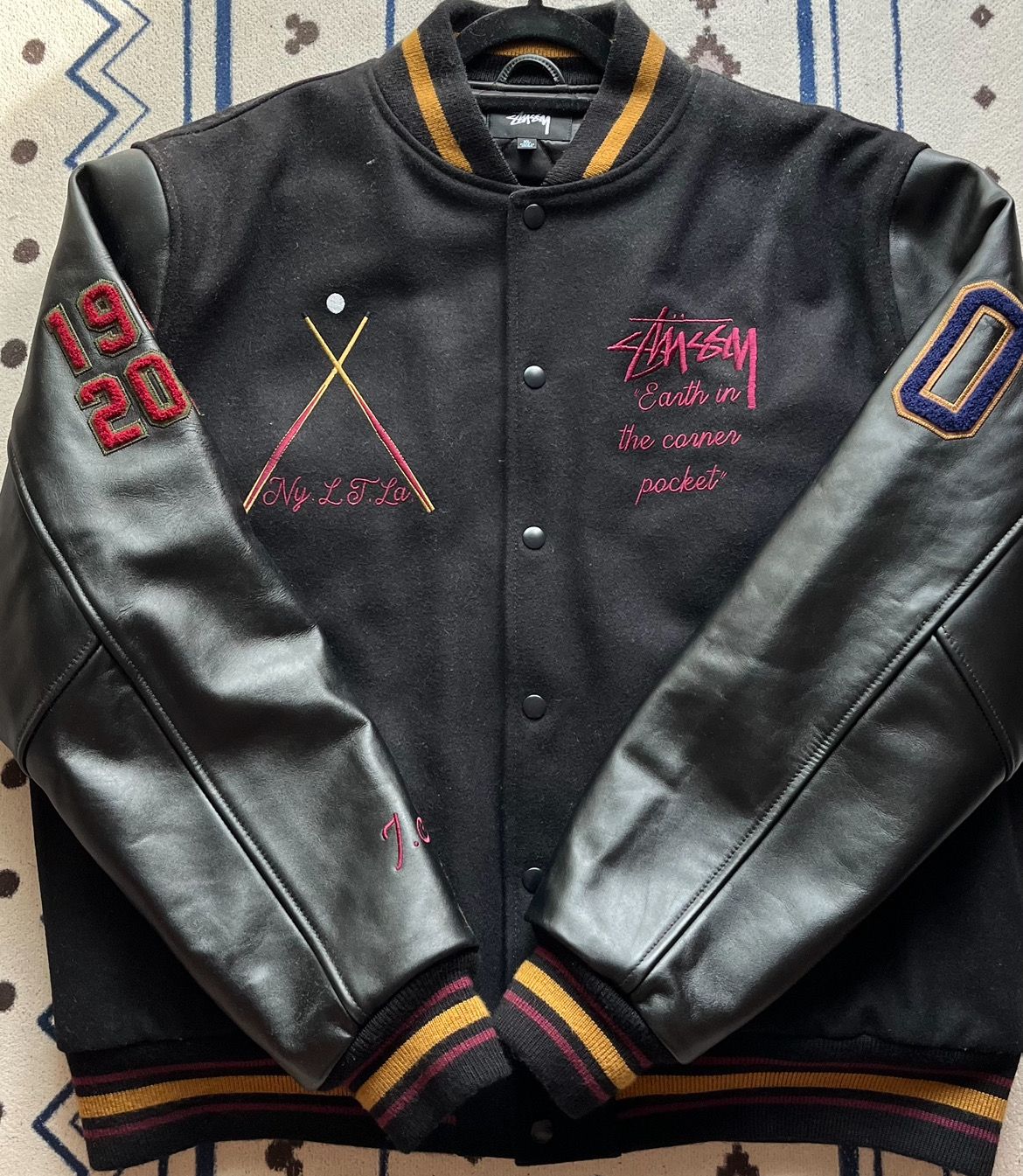 Stussy 40TH ANNIVERSARY IST VARSITY JACKET 