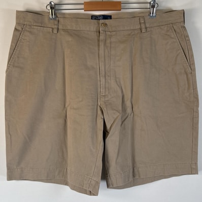 古着 90's/90年代 ポロバイラルフローレン Polo by Ralph Lauren ショートパンツ 半ズボン ポロチノ 大きいサイズ w42 ベージュ系 メンズ