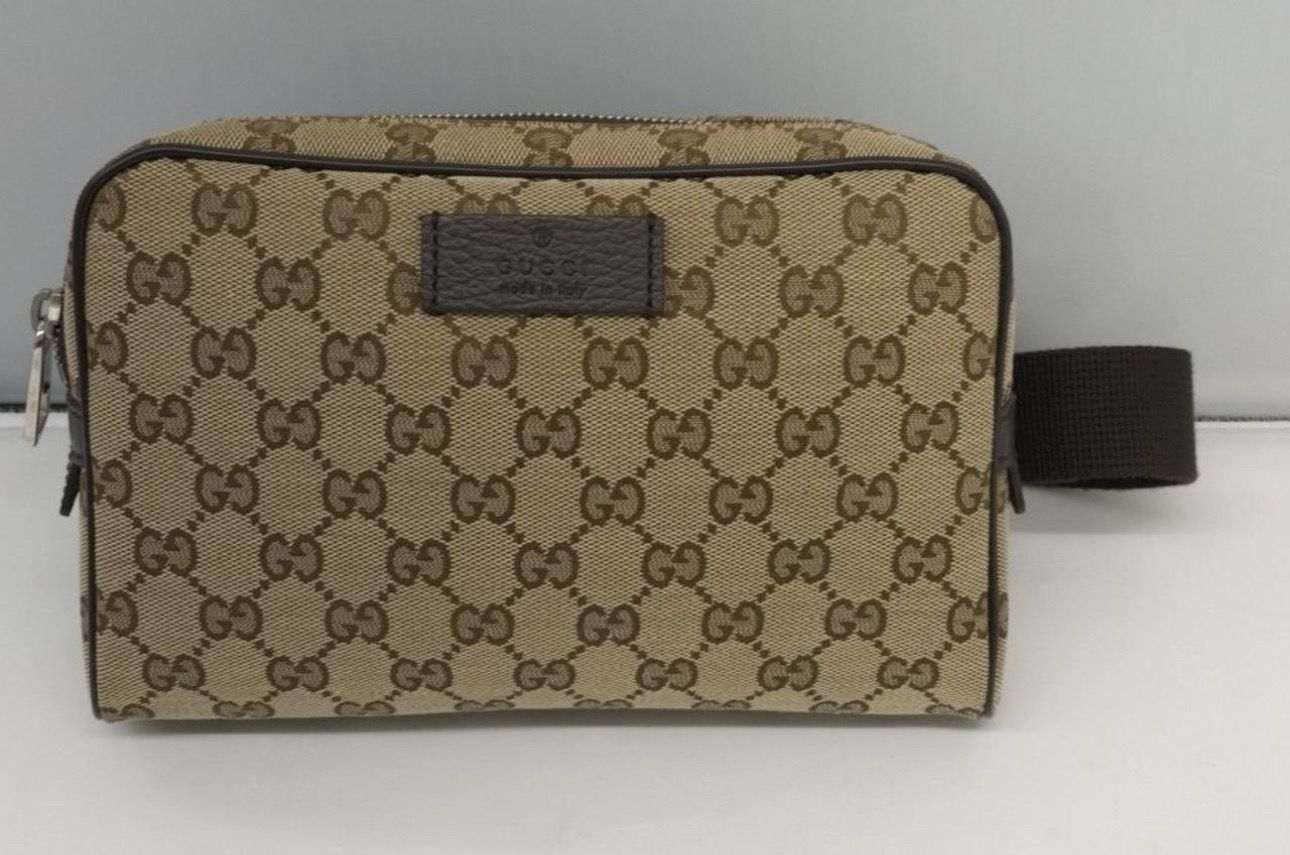 GUCCI GG Canvas Body Bag "Brown"