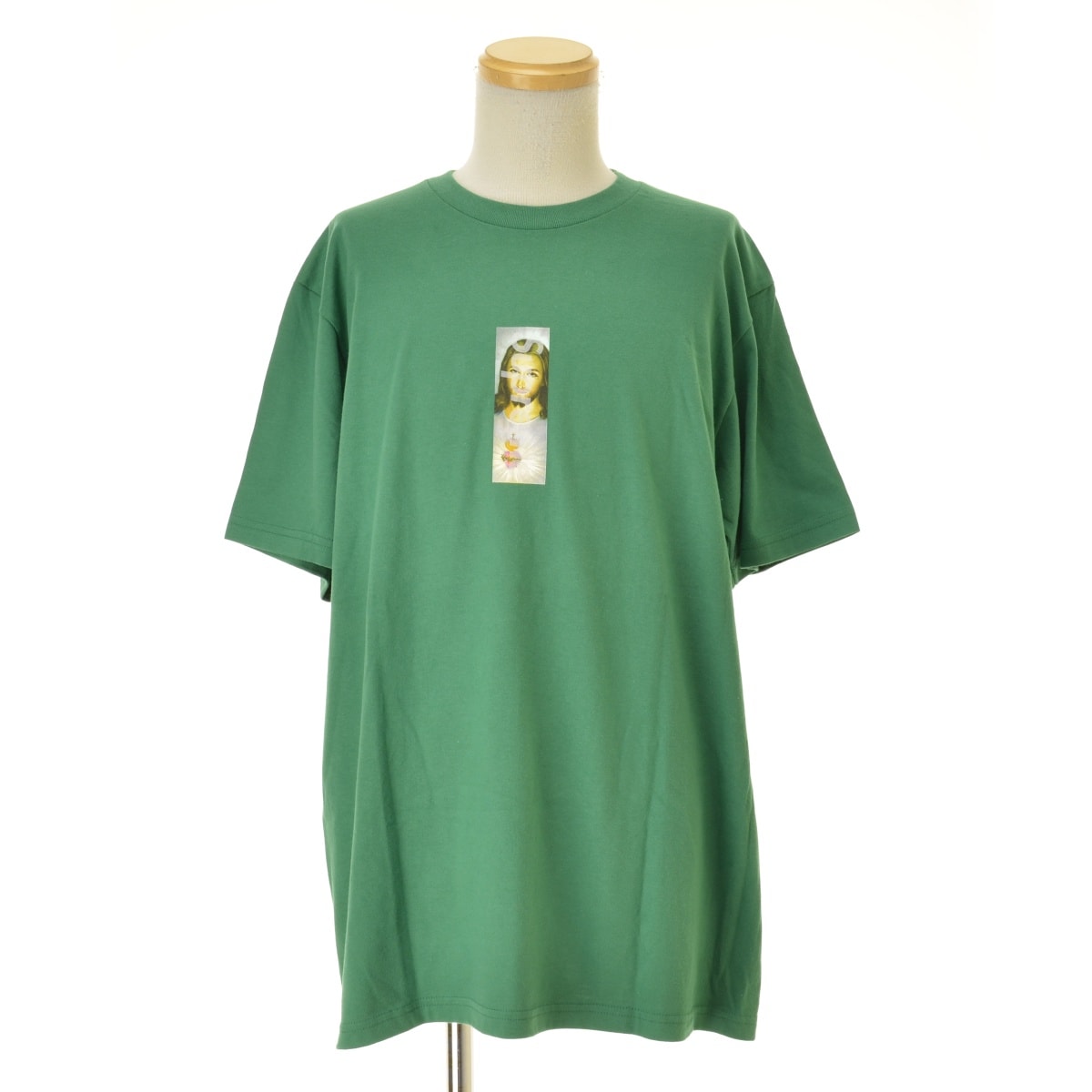 Supreme Prayer Card Box Logo Tee "Light Pine"
